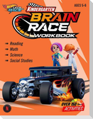 Hot Wheels Brain Race Kindergarten Workbook