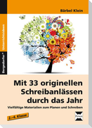 Mit 33 originellen Schreibanlässen durch das Jahr