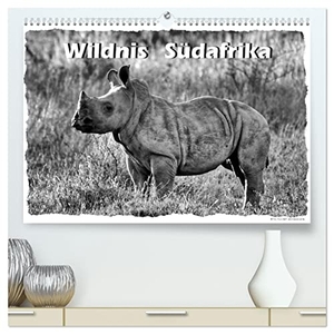 Wulf, Guido. Wildnis Südafrika (hochwertiger Premium Wandkalender 2024 DIN A2 quer), Kunstdruck in Hochglanz - Südafrikas Tierwelt in hochwertigen schwarz-weiß Aufnahmen. Calvendo Verlag, 2023.