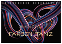 Farben Tanz Abstract Design (Tischkalender 2025 DIN A5 quer), CALVENDO Monatskalender