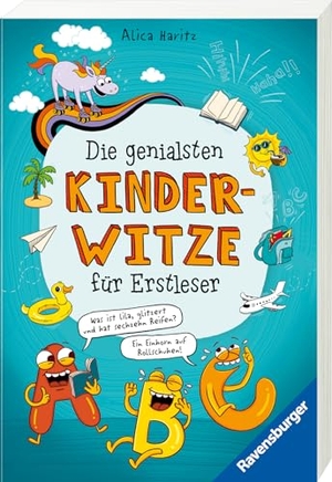 Haritz, Alica (Hrsg.). Die genialsten Kinderwitze für Erstleser, Leseanfänger und Grundschüler. Ravensburger Verlag, 2023.