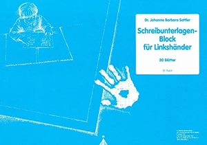 Sattler, Johanna Barbara. Schreibunterlagenblock für Linkshänder. Auer Verlag i.d.AAP LW, 1997.