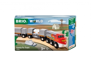 BRIO World - Trains of the World Santa Fe Zug. Ravensburger Spieleverlag, 2025.