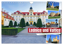 Lednice und Valtice in Tschechien (Wandkalender 2024 DIN A4 quer), CALVENDO Monatskalender