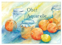 Obst Aquarelle (Wandkalender 2025 DIN A3 quer), CALVENDO Monatskalender