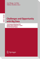 Challenges and Opportunity with Big Data