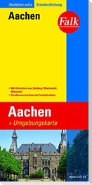 Falk Stadtplan Extra Standardfaltung Aachen 1:19 500