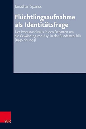 Spanos, Jonathan. Flüchtlingsaufnahme als Identitätsfrage - Der Protestantismus in den Debatten um die Gewährung von Asyl in der Bundesrepublik (1949 bis 1993). Vandenhoeck + Ruprecht, 2022.