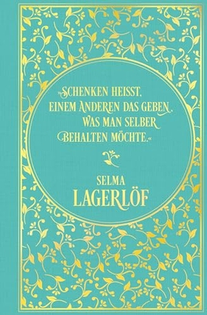 Notizbuch Selma Lagerlöf - Leinen mit Goldprägung, unliniert, Lesebändchen, pistazie. Nikol Verlagsges.mbH, 2023.