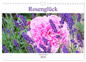 Rosenglück (Wandkalender 2024 DIN A4 quer), CALVENDO Monatskalender