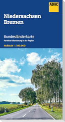 ADAC Bundesländerkarte Deutschland 03 Niedersachsen, Bremen 1:300.000