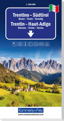 Trentino - Südtirol Nr. 03 Regionalstrassenkarte 1:200 000
