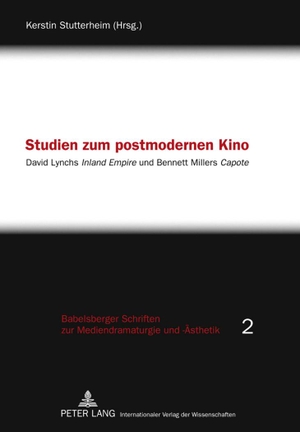 Stutterheim, Kerstin (Hrsg.). Studien zum postmodernen Kino - David Lynchs "Inland Empire und Bennett Millers "Capote". Peter Lang, 2011.