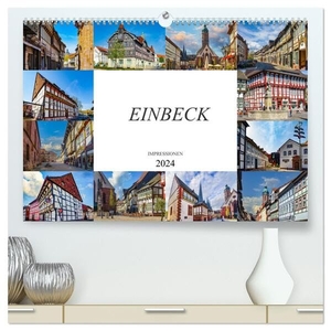 Meutzner, Dirk. Einbeck Impressionen (hochwertiger Premium Wandkalender 2024 DIN A2 quer), Kunstdruck in Hochglanz - Zwölf einmalige Bilder der Stadt Einbeck. Calvendo, 2023.