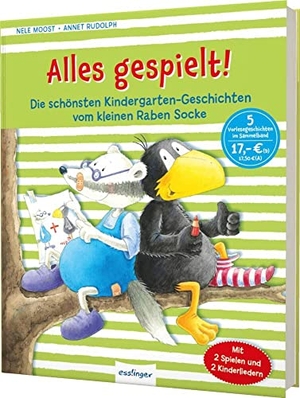 Moost, Nele. Der kleine Rabe Socke: Alles gespielt! - Die schönsten Kindergarten-Geschichten vom kleinen Raben Socke. Esslinger Verlag, 2023.