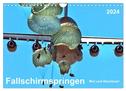 Fallschirmspringen - Mut und Abenteuer (Wandkalender 2024 DIN A4 quer), CALVENDO Monatskalender