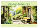 Lauschige Gartenecken (Wandkalender 2025 DIN A3 quer), CALVENDO Monatskalender