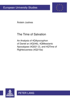 Justnes, Årstein. The Time of Salvation - An Analysis of 4QApocryphon of Daniel ar (4Q246), 4QMessianic Apocalypse (4Q521 2), and 4QTime of Righteousness (4Q215a). Peter Lang, 2009.