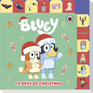 Bluey: 12 Days of Christmas Tabbed Board Book