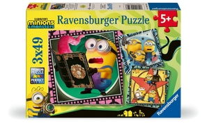 Kinderpuzzle 3x49 Teile - Minions 3. Ravensburger Spieleverlag, 2026.