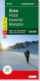 Ötztal, Wander-, Rad- und Freizeitkarte 1:50.000, freytag & berndt, WK 251