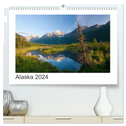 Alaska 2024 (hochwertiger Premium Wandkalender 2024 DIN A2 quer), Kunstdruck in Hochglanz
