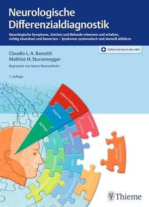 Bassetti, Claudio / Sturzenegger, Mathias H. et al. Neurologische Differenzialdiagnostik - Neurologische Symptome, Zeichen und Befunde erkennen und erheben, richtig einordnen und bewerten - Syndrome systematisch und sinnvoll abklären. Georg Thieme Verlag, 2026.
