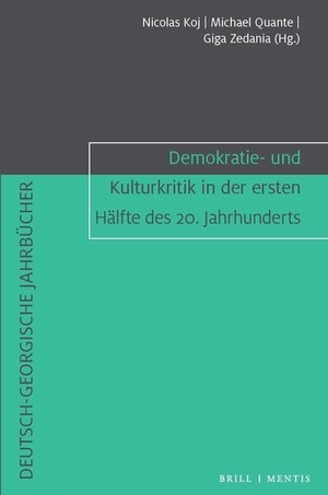 Koj, Nicolas / Michael Quante et al (Hrsg.). Demokratie- und Kulturkritik in der ersten Hälfte des 20. Jahrhunderts. Mentis Verlag GmbH, 2026.