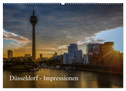 Düsseldorf - Impressionen (Wandkalender 2024 DIN A2 quer), CALVENDO Monatskalender