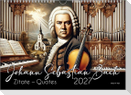 Johann-Sebastian-Bach-Zitate-Kalender, ein Musik-Kalender 2027, DIN A3