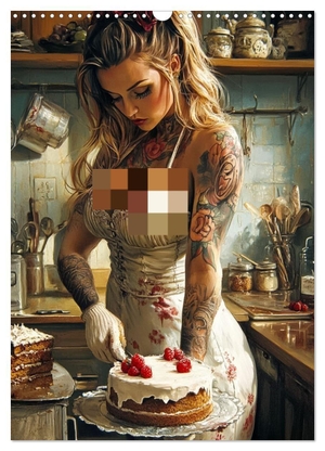 Meutzner, Dirk. Tattoo Girls and Cakes (Wall Calendar 2027 DIN A3 portrait), CALVENDO 12 Month Wall Calendar - Tattooed girls embody art, confidence, and individuality in every stunning design.. Calvendo, 2026.