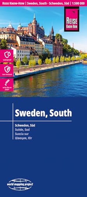 Reise Know-How Landkarte Schweden, Süd (1:500.000) - reiß- und wasserfest (world mapping project). Reise Know-How Rump GmbH, 2026.