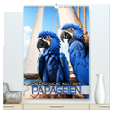 Die exotische Welt der Papageien (hochwertiger Premium Wandkalender 2025 DIN A2 hoch), Kunstdruck in Hochglanz
