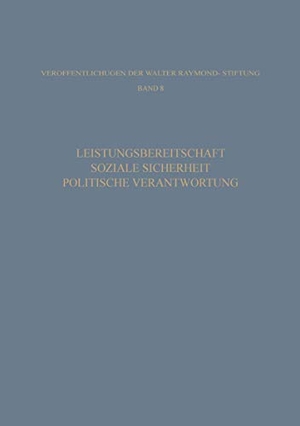 Vaubel, Ludwig. Leistungsbereitschaft, Soziale Sicherheit, Politische Verantwortung. VS Verlag für Sozialwissenschaften, 1967.