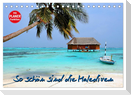 So schön sind die Malediven (Tischkalender 2025 DIN A5 quer), CALVENDO Monatskalender