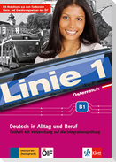 Linie 1 Österreich B1. Testheft mit Prüfungsvorbereitung und Audio-CD