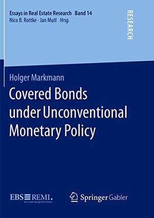 Markmann, Holger. Covered Bonds under Unconventional Monetary Policy. Springer Fachmedien Wiesbaden, 2019.