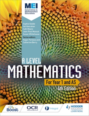 Goldie, Sophie / Moore, Cath et al. MEI A Level Mathematics Year 1 (AS) 4th Edition. Grand Central Publishing, 2017.