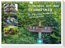 Unterwegs auf dem GrimmSteig - Zu Fuß durch Nordhessens Märchenwälder (Wandkalender 2024 DIN A4 quer), CALVENDO Monatskalender