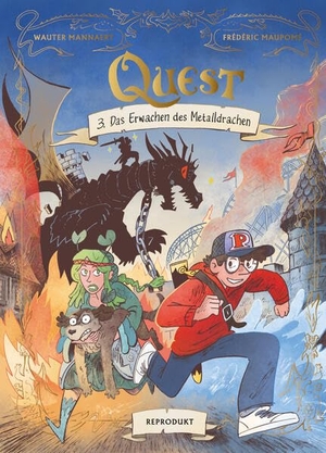 Maupomé, Frédéric. Quest 3 - Das Erwachen des Metalldrachen. Reprodukt, 2026.