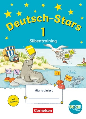 Kuester, Ursula von / Scholtes, Cornelia et al. Deutsch-Stars - BOOKii-Ausgabe - 1. Schuljahr. Silbentraining. - Übungsheft. Mit Lösungen. Oldenbourg Schulbuchverl., 2013.