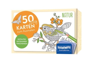 50 cozy Karten zum Ausmalen - Natur - Gestalten, entspannen, verschenken. Circon Verlag GmbH, 2026.