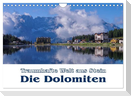 Die Dolomiten - Traumhafte Welt aus Stein (Wandkalender 2025 DIN A4 quer), CALVENDO Monatskalender