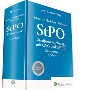 Satzger, Helmut / Wilhelm Schluckebier et al (Hrsg.). StPO - Kommentar - Strafprozessordnung mit GVG und EMRK. Heymanns Verlag GmbH, 2022.