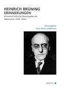 Heinrich Brüning Erinnerungen