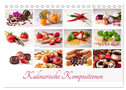 Kulinarische Kompositionen (Tischkalender 2024 DIN A5 quer), CALVENDO Monatskalender