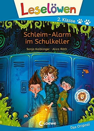 Kaiblinger, Sonja. Leselöwen 2. Klasse - Schleim-Alarm im Schulkeller - Mit Leselernschrift ABeZeh - Erstlesebuch für Kinder ab 7 Jahren. Loewe Verlag GmbH, 2022.