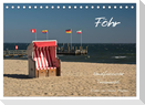 Föhr - Nordfriesische Trauminsel (Tischkalender 2024 DIN A5 quer), CALVENDO Monatskalender