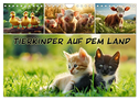 Tierkinder auf dem Land (Wandkalender 2025 DIN A4 quer), CALVENDO Monatskalender