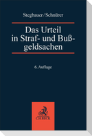 Das Urteil in Straf- und Bußgeldsachen